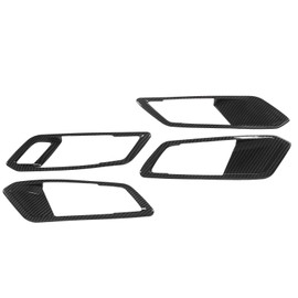 Interior Door Handle Trim Carbon Fiber Color Replacement for 3 Series G20 G21 LHD Car