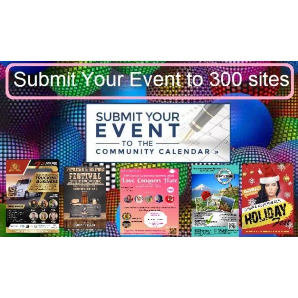 Submit ur EVENT on 200 websites 4 more sales !