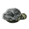 LITE B-9 Fake Hair Visor, Men's B9 (190) Gray x