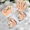 Metacipher 20 Set Funeral Favors for Guests Pearl Angel Keychains