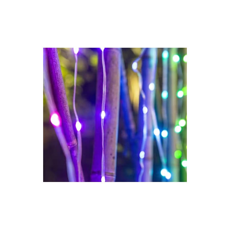 RIKOLOL Voice-Activated Music String Lights 5V 2m/78 20 LEDs USB