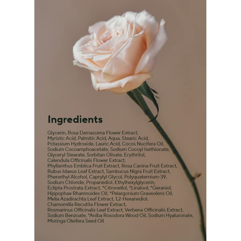 Aromatica. Reviving Rose Infusion Cream Cleanser, crema limpiadora de infusión