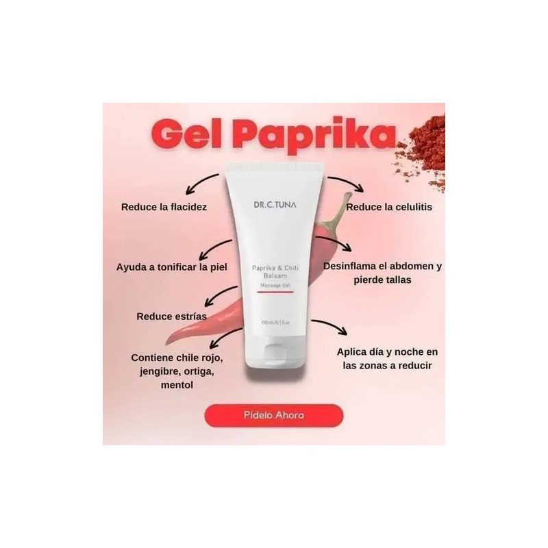 Pack De Gel Masaje Paprika + Gel Masaje Castaño De