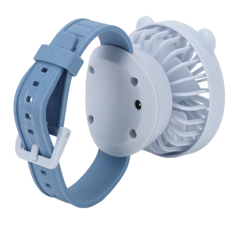 Protable Watch Fan with Adjustable Wristband Children Cartoon Electric Fan