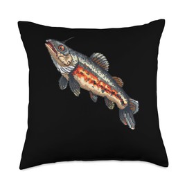Kuhli Loach Pixel Art Throw Pillow