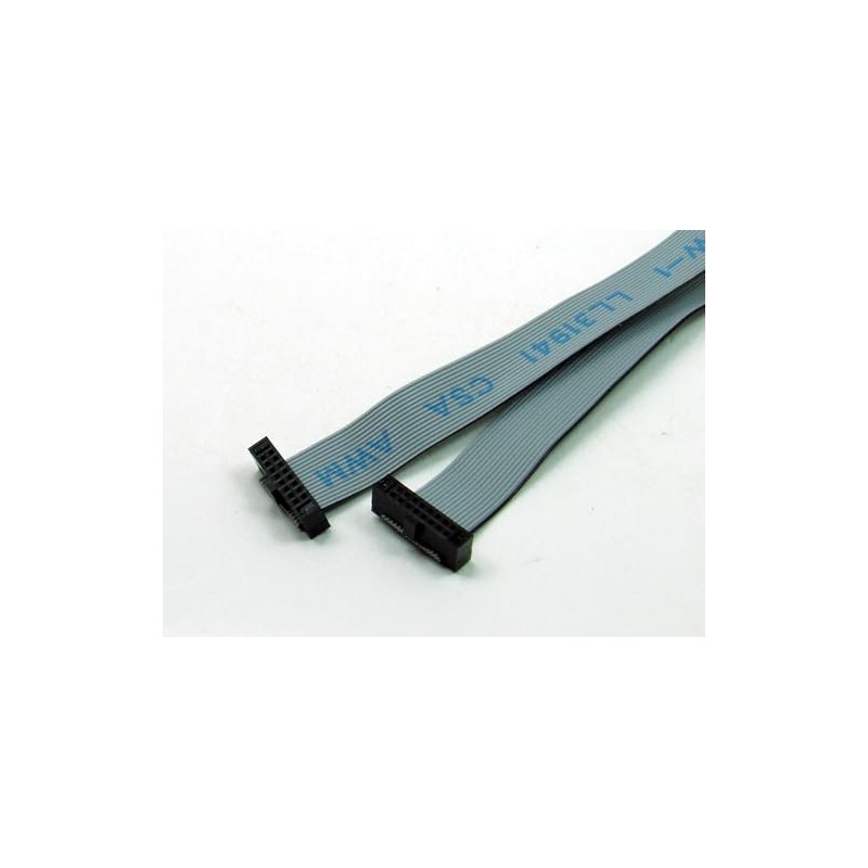 POPESQ® IDC Cable 16-Pin 50 cm 1.27 mm Connector Ribbon