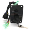 QuickMarine 704 82570 Single Engine Key Switch Panel Assembly for
