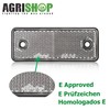AGRISHOP 2 x Reflector White Rectangular 95 x 37 x