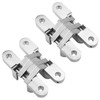 QWORK Hidden Invisible Cross Hinge 180° for Furniture Hardware Folding