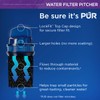 PUR Water Pitcher Filtration System, 7 Cup, Blush