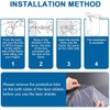 Full Face Protective Shield Visor, Face Shield with Glasses Transparent
