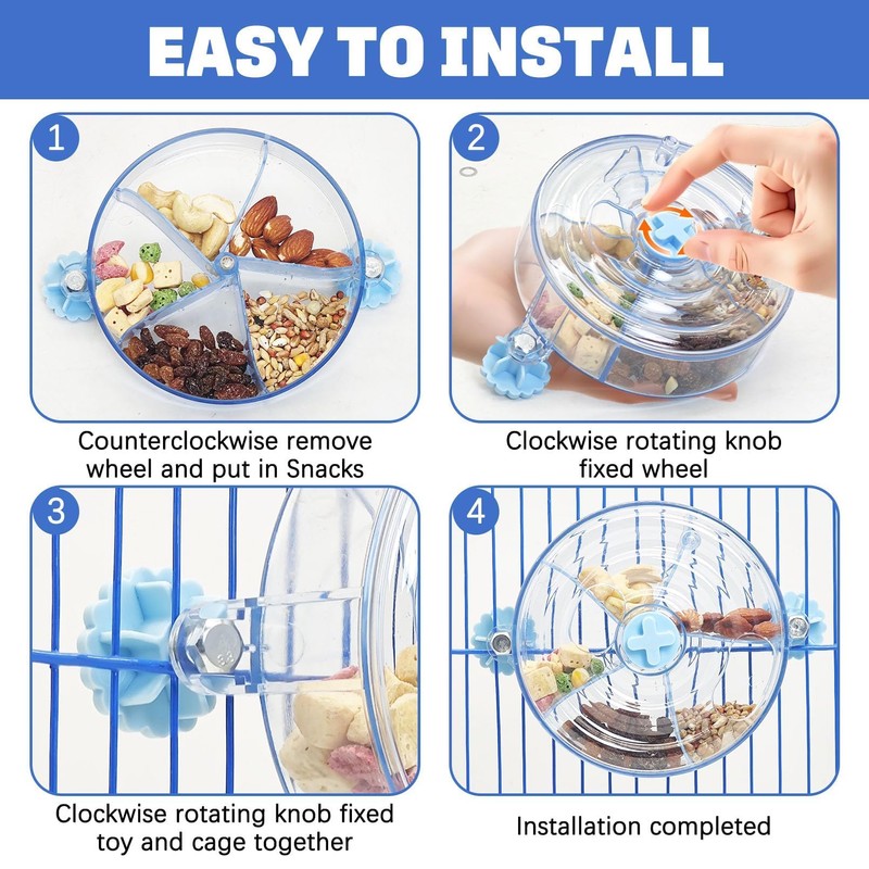 BNOSDM Bird Foraging Toy Creative Feeder Systems with Seed Food