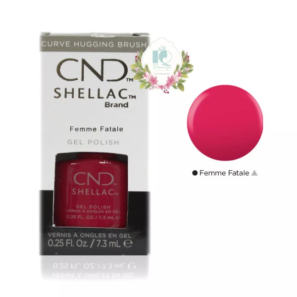 CND Shellac UV Gel Polish 0.25 oz NIB Femme Fatale