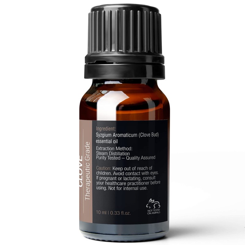 Pure Body Naturals Clove Bud Essential Oil, 10 ml -