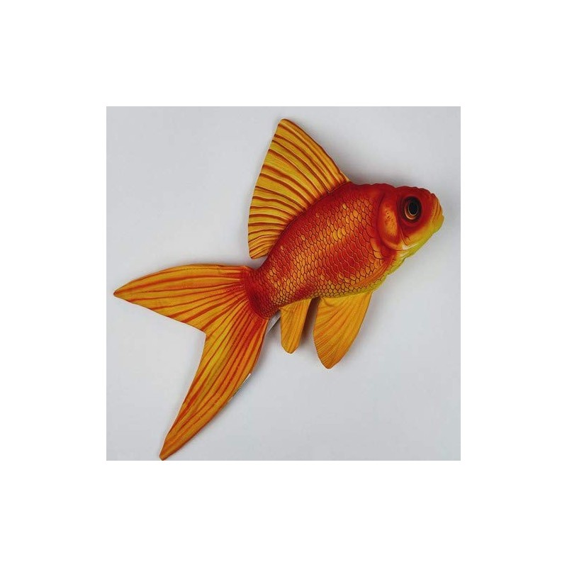 GABY Fish Pillows Goldfish Cushion, Multicoloured, M (Pack of 1)