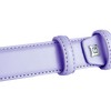 Biagiotti Women's Genuine Leather Thin Belt with Box, Violet 3