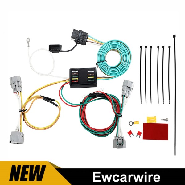 OYVINY 4 Way Flat Trailer Hitch Wire Harness Adapter Custom