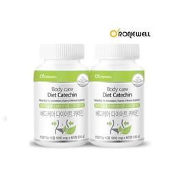 Roniwell [1+1] Roniwell Body Tear Diet Catechin 60 tablets Green Tea Extract 2 tablets per day / [1+1] 로니웰 바디테어 다이어트 카테킨 60정 녹차추출물 하루2알