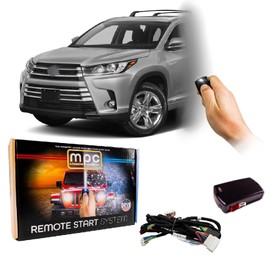 MPC Remote Start Kit Compatible with Toyota Highlander 2014-2019 | C-HR 2018-2019 | Land Cruiser 2016-2018 | Plug and Play | Push to Start Ignition Only | Gas Vehicles Only