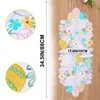 1 PCS Table Runner Cutwork Embroidered Floral, Easter Placemat Table