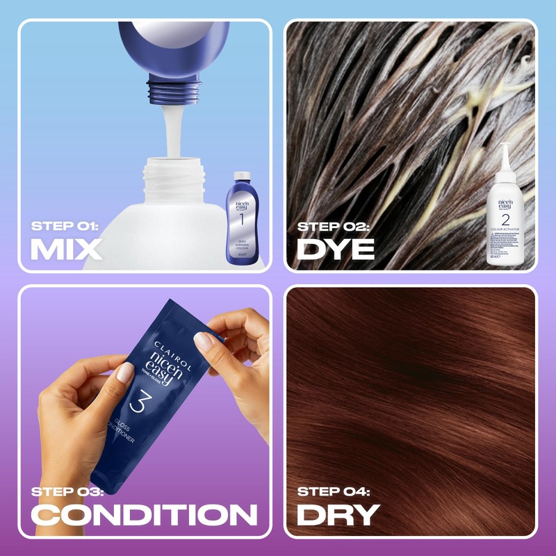 Clairol Nice'n Easy Tone+Gloss Semi Permanent Hair Dye - 550/81