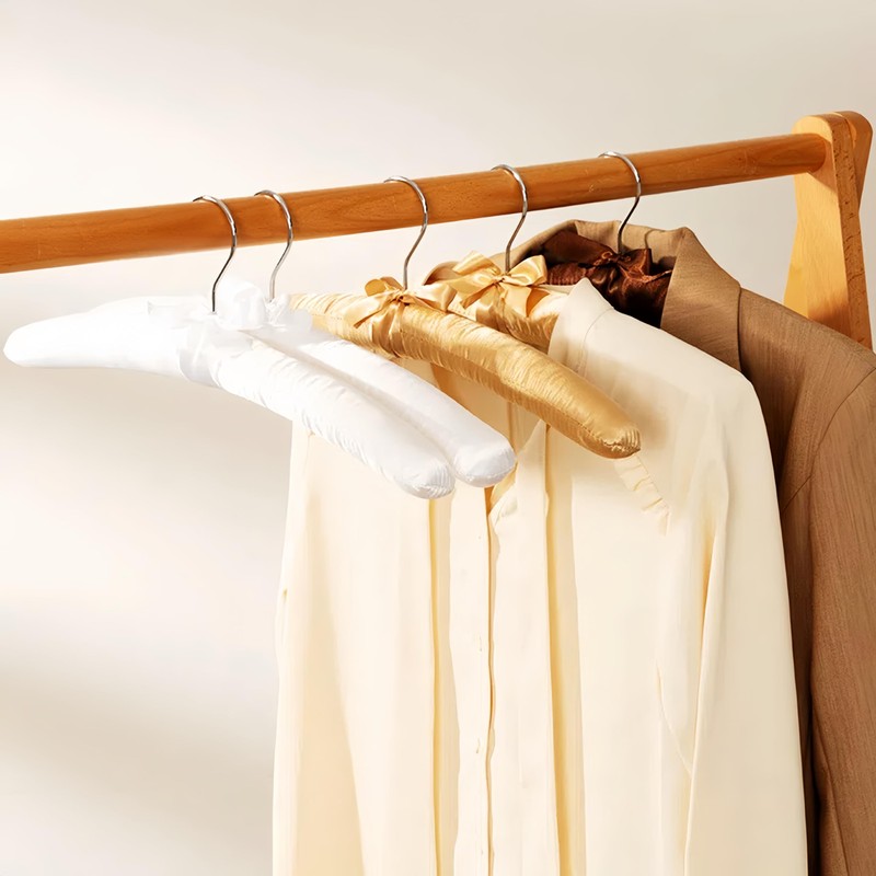 Padded Hangers for Women Clothing Satin Hangers Non Slip Padded