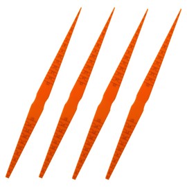 UHANBUT Car Door Panel Gap Alignment Gauge, Plastic Snake Ruler Vehicles Body Measuring Positioning Alignment Tool, Tapered Feeler Tools Accessories for Most Cars (4PCS)