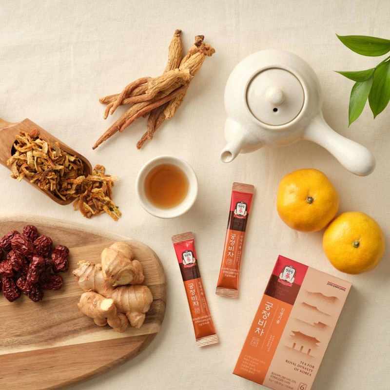 Cheongkwanjang Gungjeongbicha Ginsenggiryul 3g 40 packs / 정관장 궁정비차 진생기율