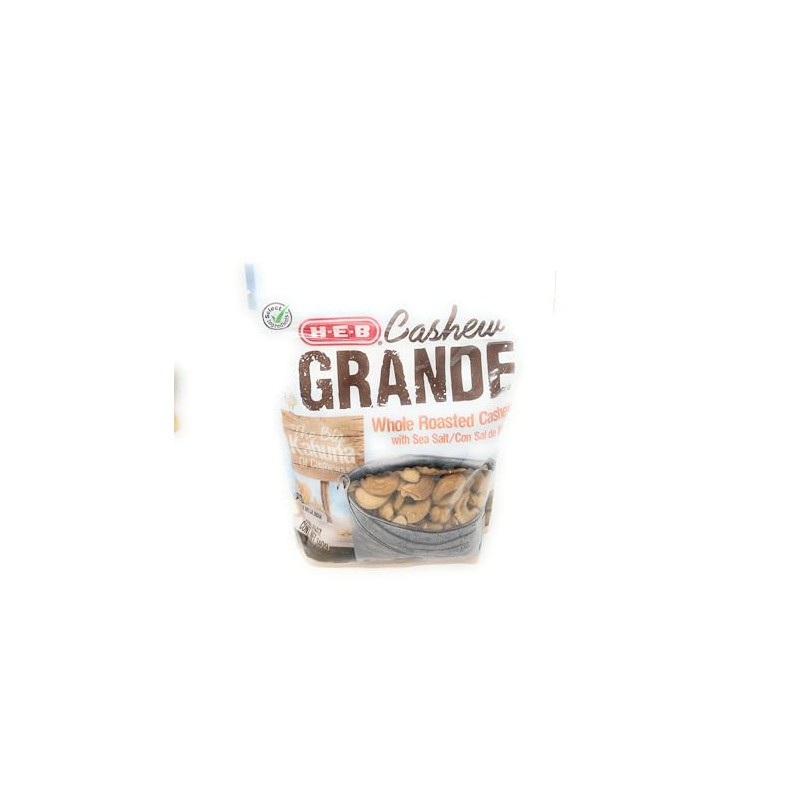 HEB H‑E‑B Cashew Grande Whole Roasted Cashews with Sea Salt