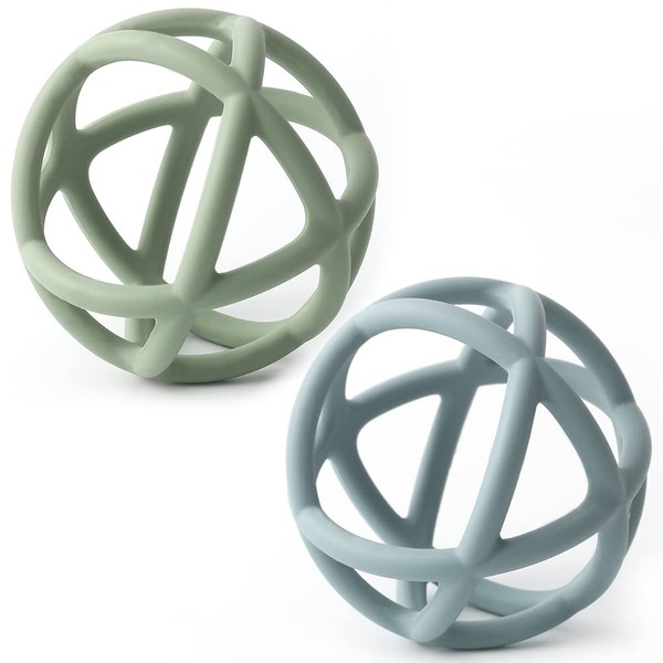 Teething Toys, TOPGOMES Baby Teether Toys, BPA Free Silicone Soft