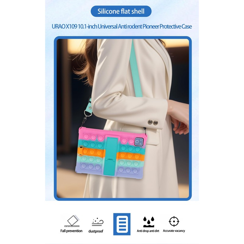 Case for Urao X109 10.1 inch Tablet with Shoulder Strap,