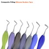 OROAX 7Pcs Dental Composite Filling Instruments Set - Silicone Handle