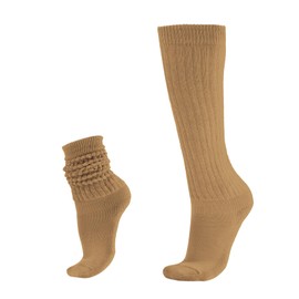 anpiwshjo Brown Slouch Socks - Fall Winter Collection - Long, Loafer, Scrunch & Cheer Socks