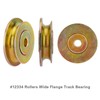 Upgrade Cut-Off Flange Track Bearing Kit Replacement for Tapco Pro