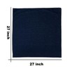 Junvena - Bandanas grandes de 27 pulgadas, color sólido, 100%