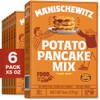 Manischewitz Potato Pancake Mix 6oz (6 Pack) Gluten Free, No