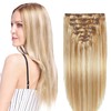 PARAHAIR Clip in Hair Extensions 15" 18" 20" Real Human