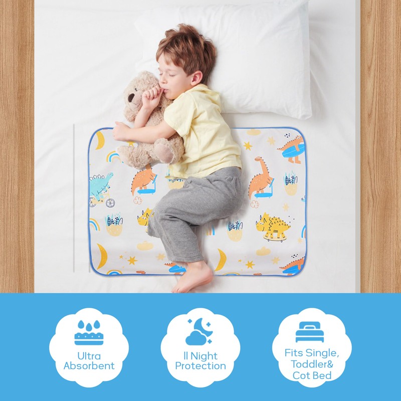 FloraVigo Potty Training Bed Pads, Bed Protector for Kids, 70