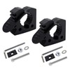 BEALIFE 2pcs/set Quick Release Rubber Clamp Mount Kit Clamp For