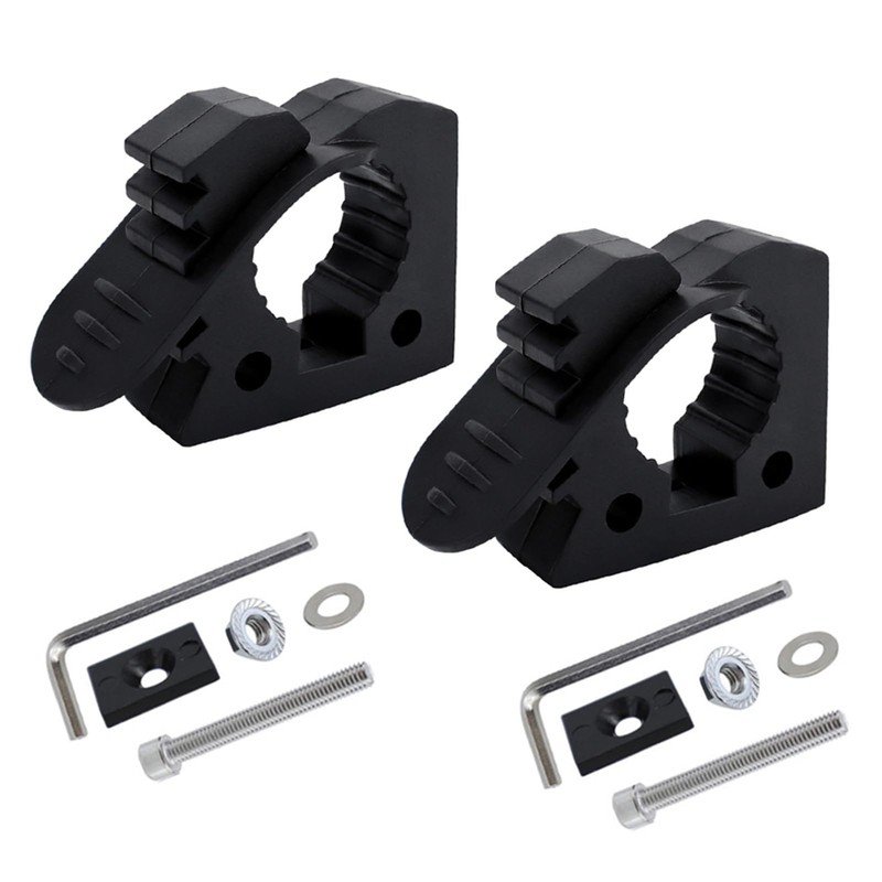 BEALIFE 2pcs/set Quick Release Rubber Clamp Mount Kit Clamp For