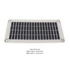 30W Portable Solar Panel DC 12V 24V Waterproof Controller Polycrystalline