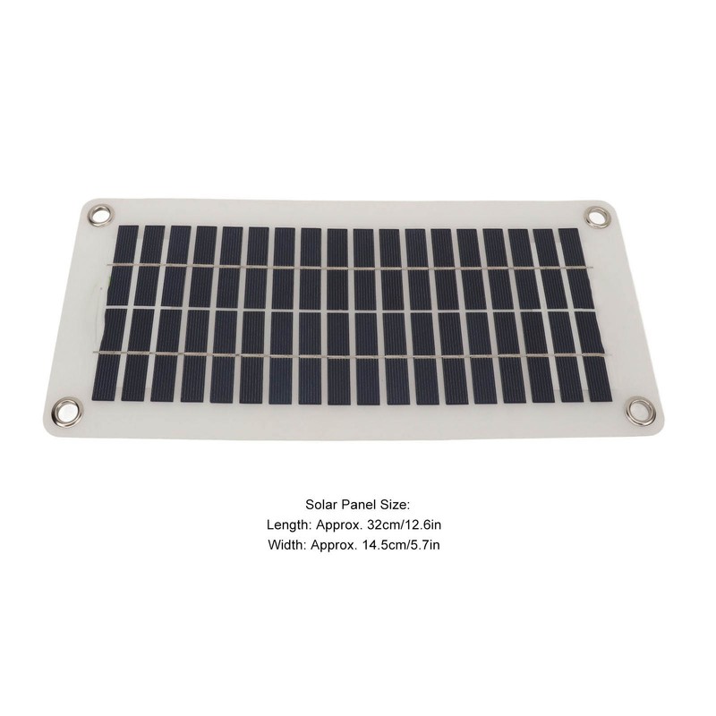 30W Portable Solar Panel DC 12V 24V Waterproof Controller Polycrystalline