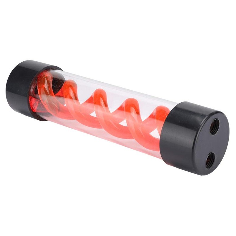 Water Cooling Tank, G1/4 Threaded Cylindrical Cooler Tank, Helix 200MM