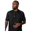 Chef Works Men's Varkala Chef Coat, Black, Medium