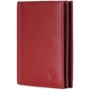 VON HEESEN® Men's Leather Wallet with Coin Compartment and RFID