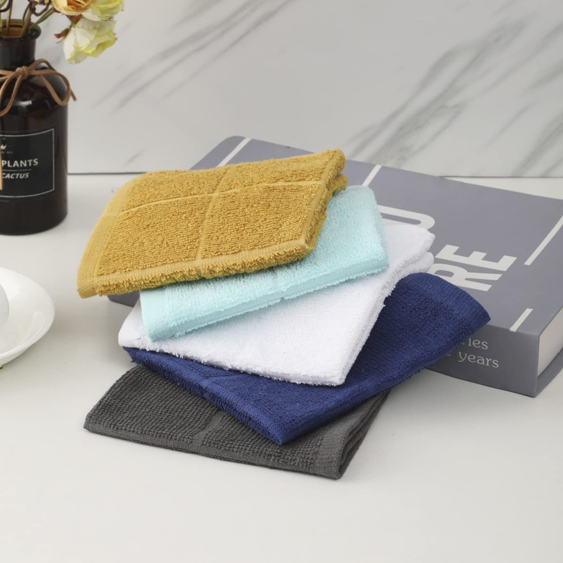 Glynniss - Paños de cocina altamente absorbentes, 100% algodón, paños