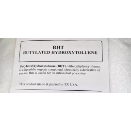 BHT - BUTYLATED HYDROXYTOLUENE - High Purity - Food Grade
