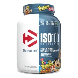 Proteína Dymatize ISO-100 Hidrolizada, 3 lbs Sabor Fruity Pebbles