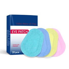 20pcs Adhesive Eye Patches for Adults Colorful Breathable Eye Patch