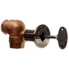 HPC Fire 3/4-Inch Angled Gas Fire Pit Shut Off Valve